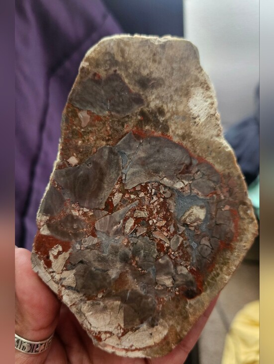 Other - Polished Agate Stone Slice - 4.43in×3.41in